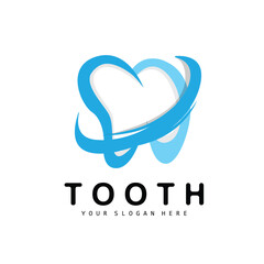 Tooth logo, Dental Health Vector, Care Brand Illustration
