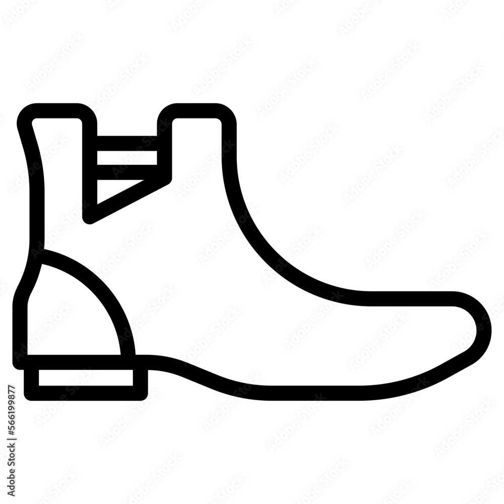 Canvas Prints work boots icon