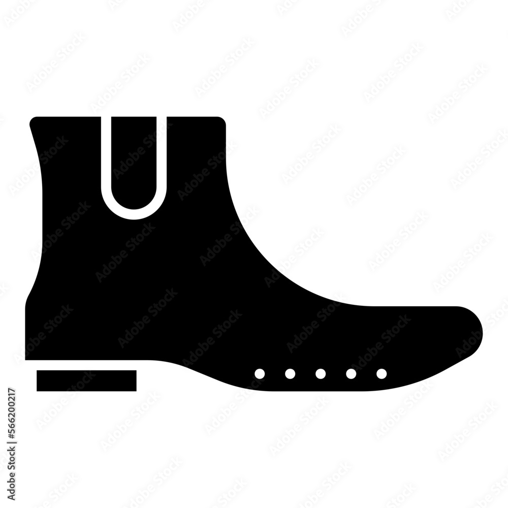 Poster work boots icon