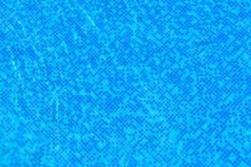Background of the turquoise water in swimming pool