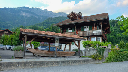 Brienzersee bei Interlaken in der schönen Schweiz	