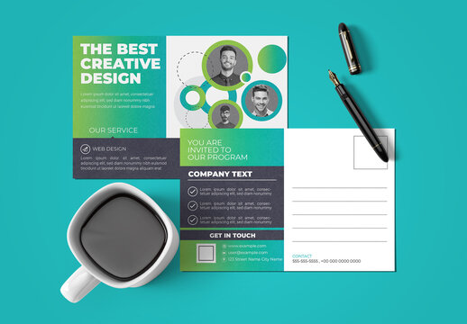 Creative Business Postcard Design Template