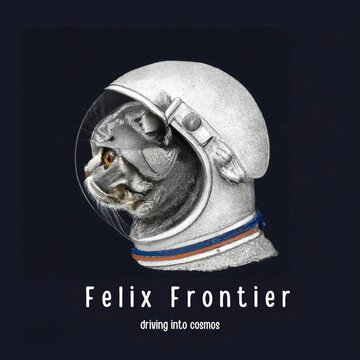 Scottish Cat's Cosmic Adventure