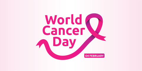 Vector World Cancer Day template