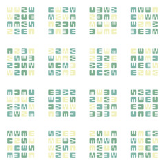 Asemic Glyph writing hieroglyph imitation abstract illustration