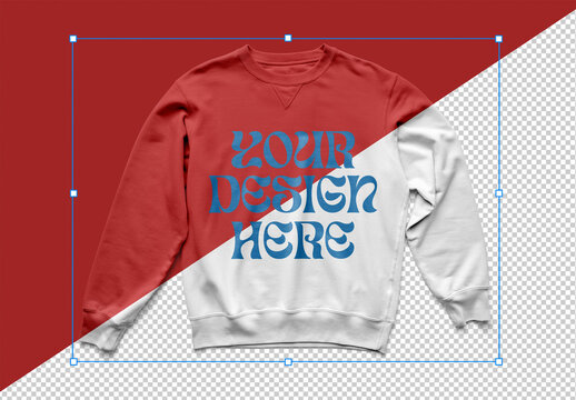 Heavyweight Sweatshirt Mockup Fully Customizable