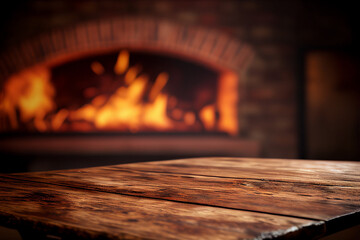 Pizza oven background created with generative Ai technology