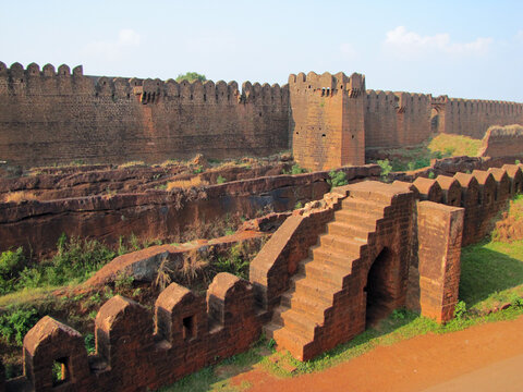 The ancient 15th century Bahmanid era fort in the town of Bidar in Karnataka, India.