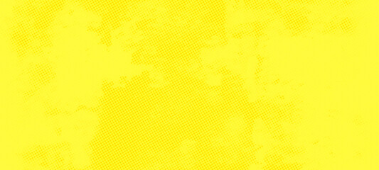 Bright yellow panorama banner background and layout design Useful for poster,, web banner, events, party, sale, promotions and your various design works