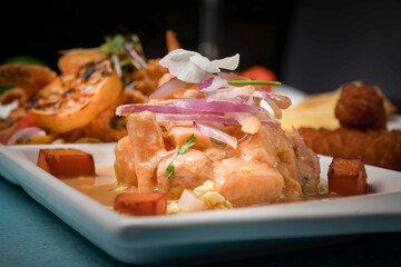 ceviche de salmon