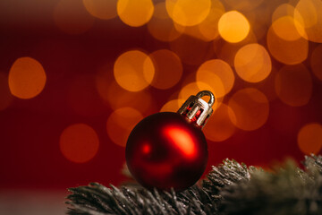 Christmas gift. Ribbon. Holidays. Decor. Christmas gifts. Background. Winter. Celebration. 