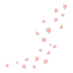 桜　流れ