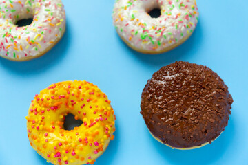 Donuts close up