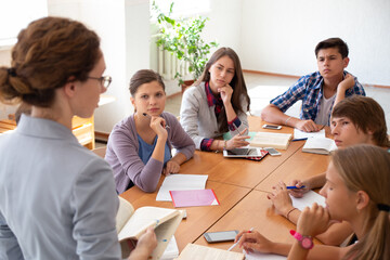 students in school