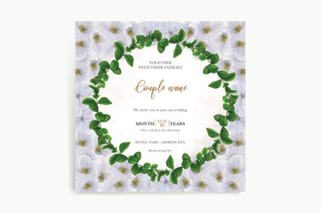 Save the date wedding invitation templates