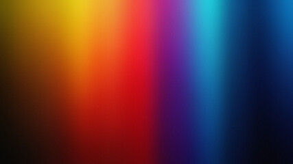 Dark blurry abstract gradient background, grainy texture, pink, orange, blue, black colors, copy space