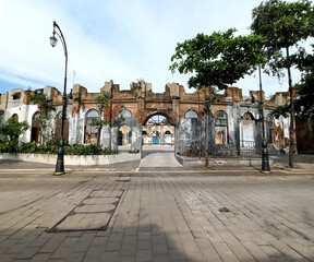 old ancient building gate 
