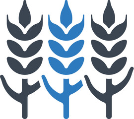 Wheat cereal icon