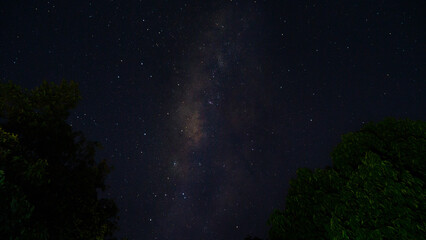 Fototapeta na wymiar Milkyway Night Malaysia