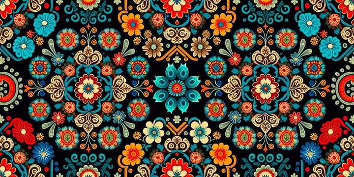 Russian Floral Pattern