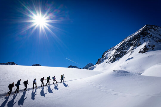 Pitztalgletscher Seilschaft