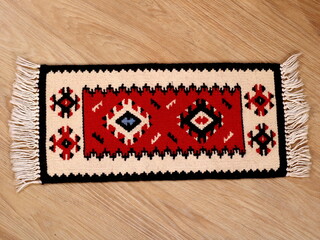 Serbian folk motifs from Pirot carpets and embroideries from old Serbia