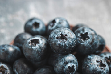 Fresh blueberries, close up view