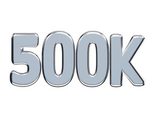 Follower celebration text effect 3d rendering vector icon illustration