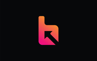 Letter B Arrow Logo, Modern Logo Design.