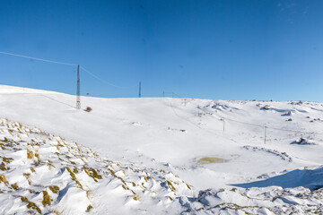 Panorama con neve