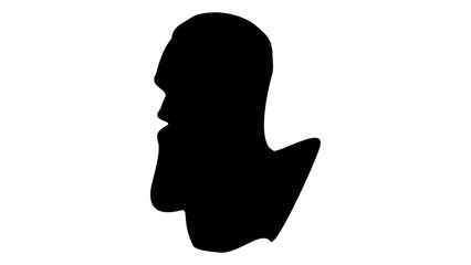 Galileo Galilei silhouette