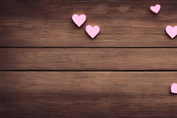 Valentine's day hearts background