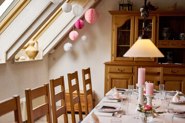 table setting for a wedding