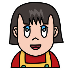 WOMEN9 filled outline icon