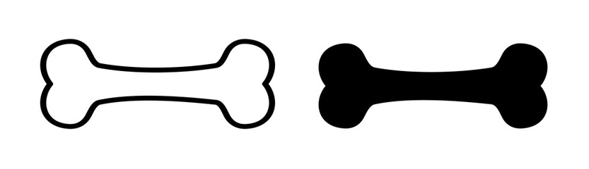 Dog bone icons. Vector