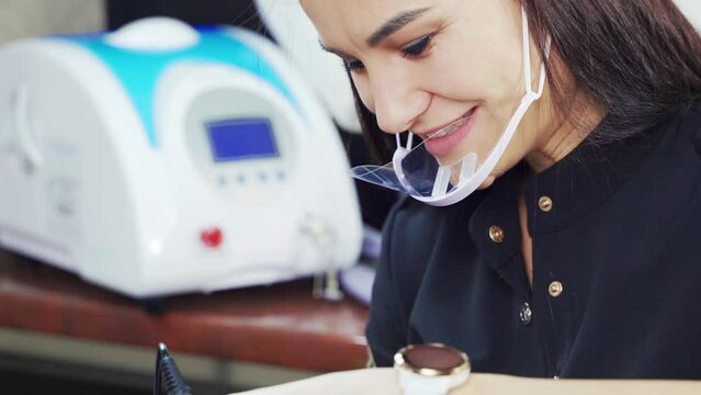 facial rejuvenation procedure, salon master, handsome man