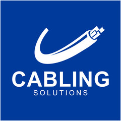 cable and network vector logo illustration