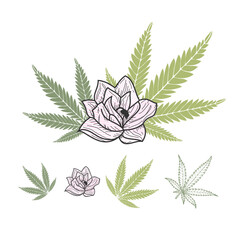logo about cannabis for therapy