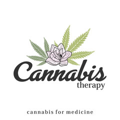 logo about cannabis for therapy