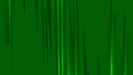 Abstract green neon background with crystals and glowing frame laser line. Fantastic virtual reality wallpaper. Futuristic Dynamic Lines.