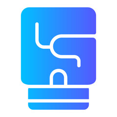 boxing gloves gradient icon