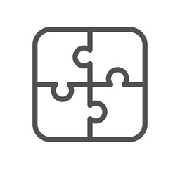 Obraz premium Core values related icon outline and linear vector.