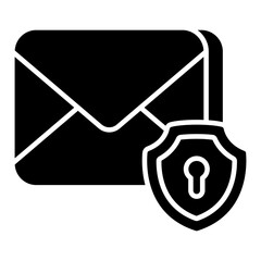 Trendy vector design of mail security 