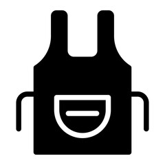 apron glyph icon
