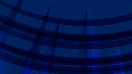 Abstract dark blue light and shade creative background. Smooth metal effect. Vector illustration.