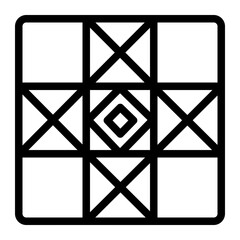 quilt line icon