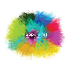 Holi celebration colorful splash for indian festival background