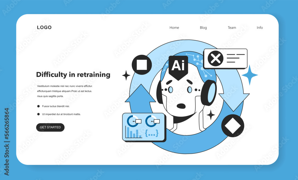 Poster difficulty in retraining as an artificial neural network disadvantage