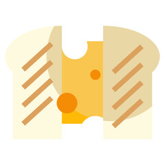 SANDWICH CHEESE flat icon