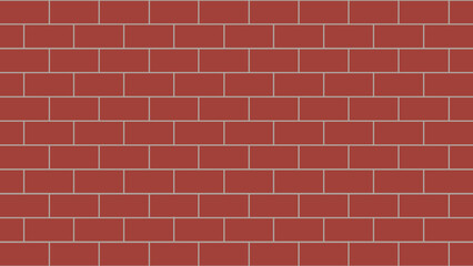 Red brick wall as background